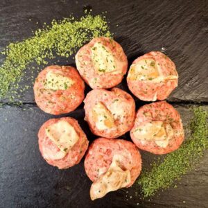 Polpette Norcine Senza Glutine porcini salsiccia a Roma