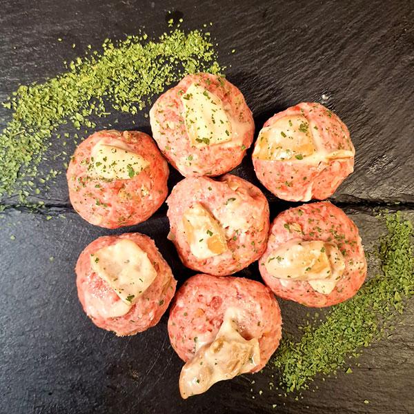 Polpette Norcine Senza Glutine porcini salsiccia a Roma