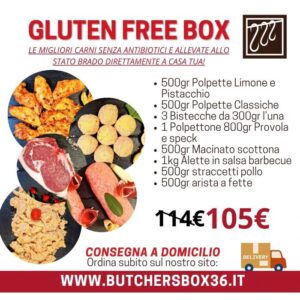 Box carne senza glutine