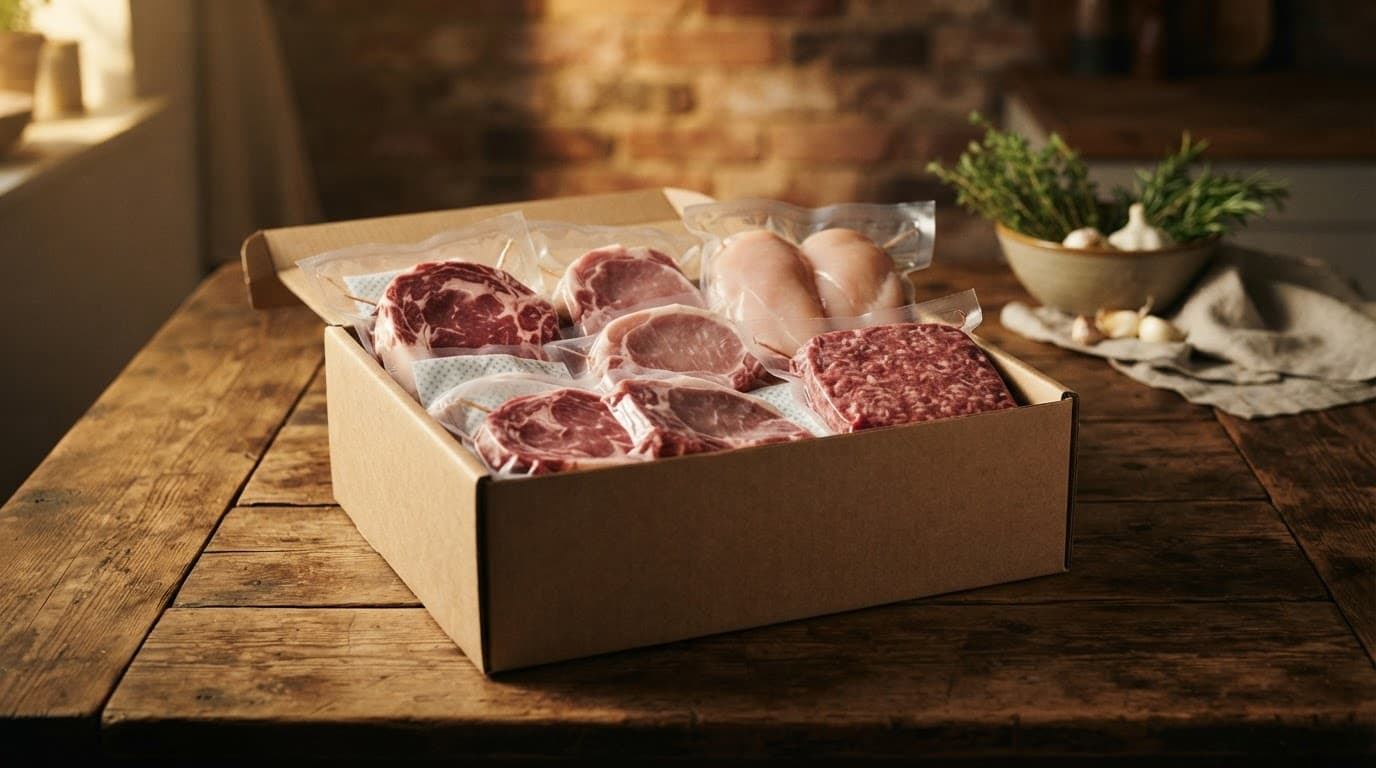 Confezioni refrigerate ordinate per la consegna